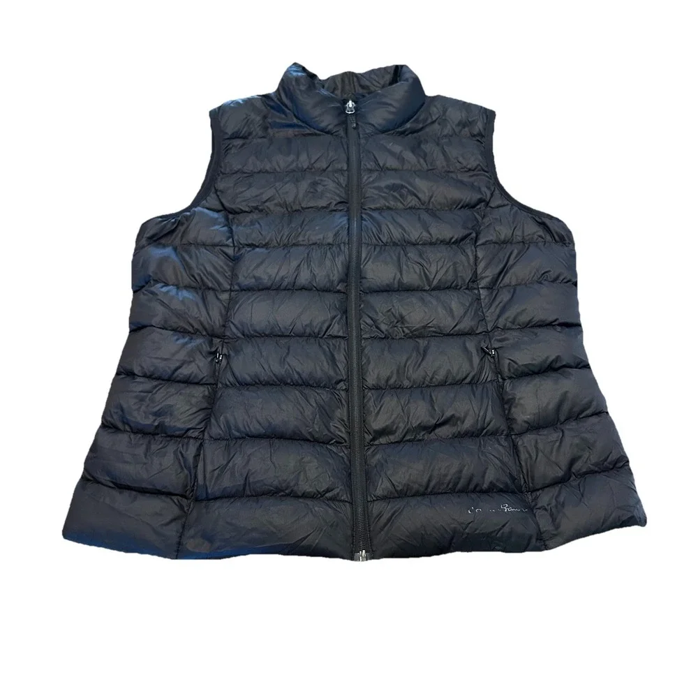 Eddie Bauer EB650 Goose Down Vest Womens XL Hiking Backpacking‎ Lightweight